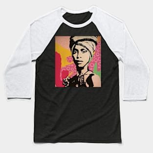 Vintage Poster - Erykah Badu Style Baseball T-Shirt